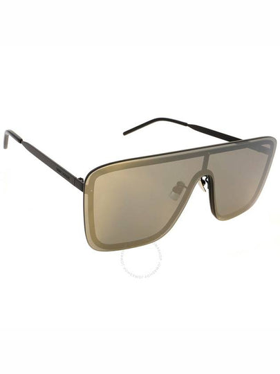 Saint Laurent Silver Mirror Shield Unisex Sunglasses SL 364 MASK 003 99 - SAINT LAURENT - BALAAN 2