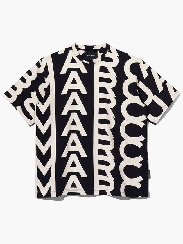 Monogram Big T-Shirt Jersey_Black/Ivory (C602P26SP22-004) - MARC JACOBS - BALAAN 1