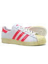 01D65534OriginalSuperstar 80S VintageWhite Neon Orange - ADIDAS - BALAAN 1