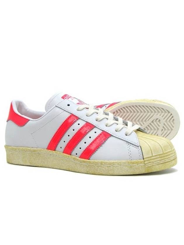 01D65534OriginalSuperstar 80S VintageWhite Neon Orange - ADIDAS - BALAAN 1