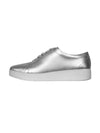 Leather Rally Low Top Sneakers Silver - FITFLOP - BALAAN 1