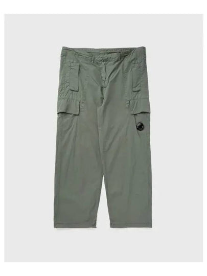 Flatt Nylon Oversized Cargo Straight Pants Green - CP COMPANY - BALAAN 2