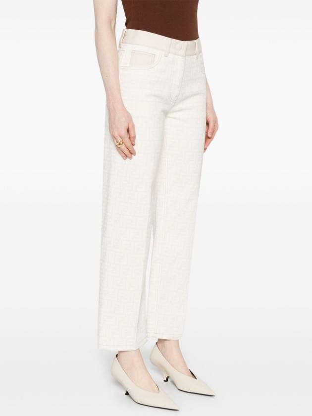 FF Long Jeans White - FENDI - BALAAN 3