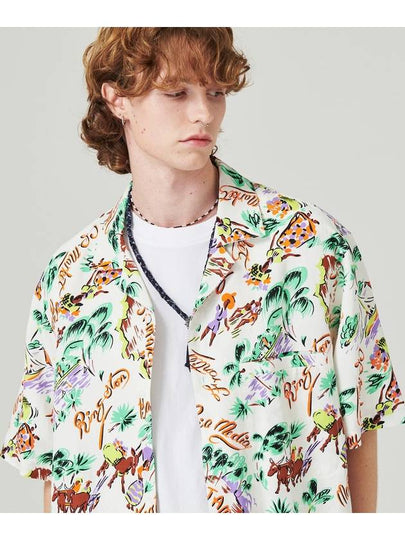 Open Collar Hawaiian Shirt Ice - GO STREET - BALAAN 2