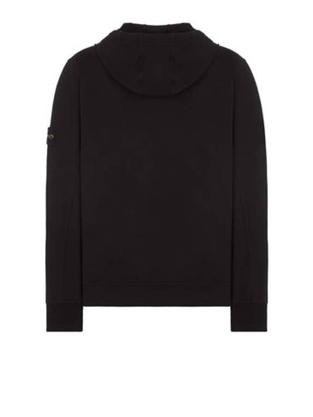 Cotton Waffen Patch Hoodie Black - STONE ISLAND - BALAAN 3