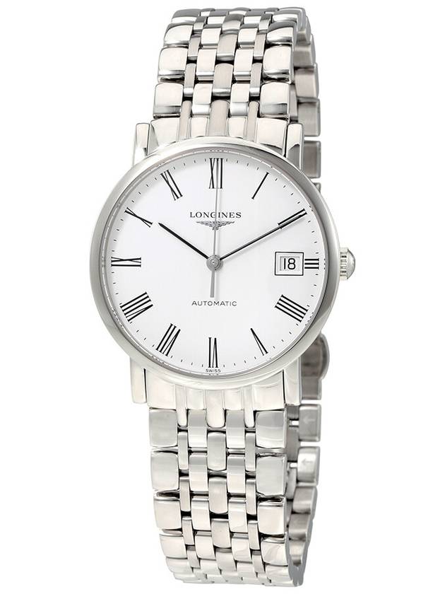 Longines Elegant Automatic White Dial Ladies Steel Watch L4.809.4.11.6 - LONGINES - BALAAN 1