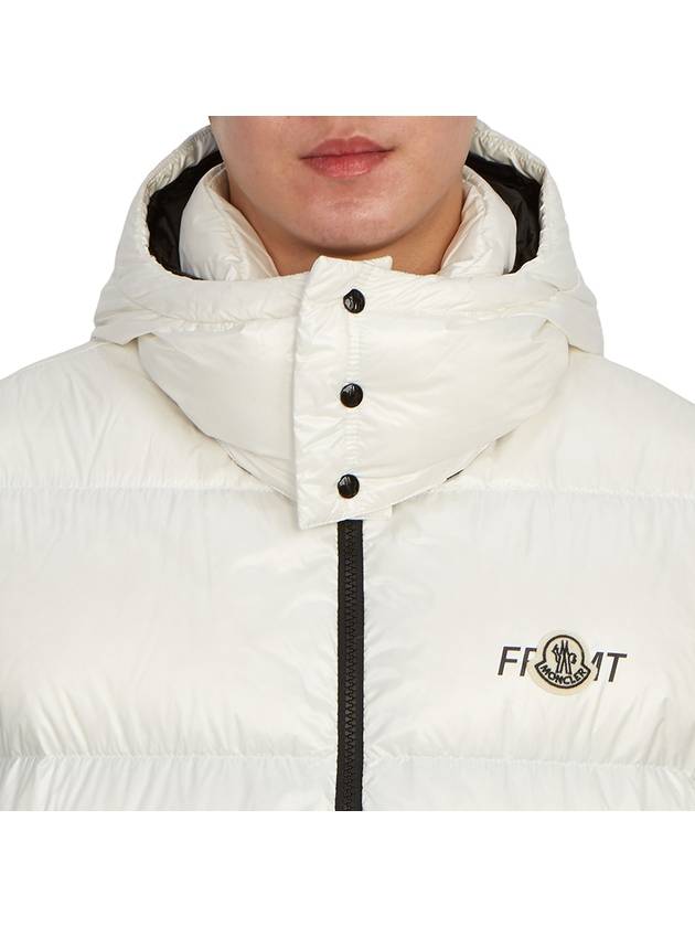 Marsh Hooded Padded Down Vest White - MONCLER - BALAAN 8