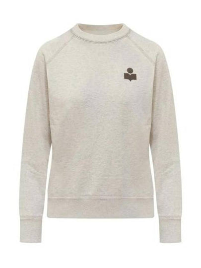 Mila Logo Cotton Sweatshirt Ecru Khaki - ISABEL MARANT - BALAAN 2