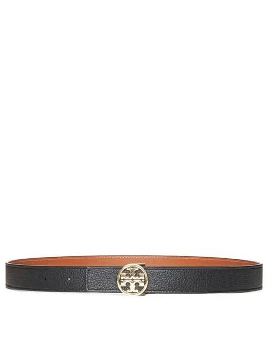 1 Miller Reversible Leather Belt Black Classic Cuoio - TORY BURCH - BALAAN 2