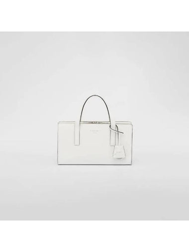 Re-Edition 1995 Brushed Leather Hand Mini Bag White - PRADA - BALAAN 1