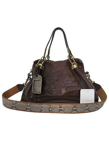 Brown 2 WAY bag - CHLOE - BALAAN 1