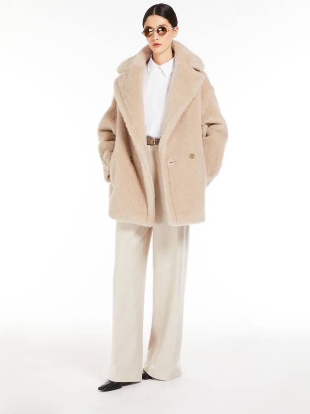 Cuban Teddy Oversized Fur Beige - MAX MARA - BALAAN 3