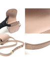 20R0192 Beige pink calfskin pale gold Lia mini cross bag - ALEXANDER WANG - BALAAN 6