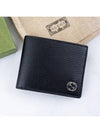 GG Interlocking Two Tone Half Wallet Black - GUCCI - BALAAN 2