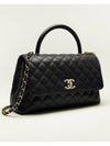 Coco Handle Medium Flap Tote Bag Black - CHANEL - BALAAN 3