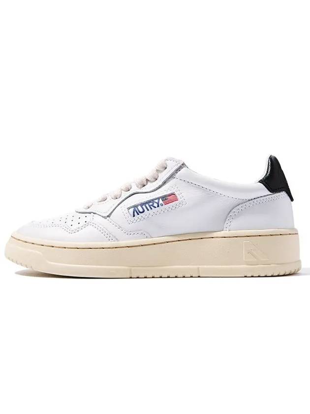 Medalist Goatskin Low Top Sneakers White - AUTRY - BALAAN 3