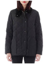 Diamond Quilted Thermoregulated Barn Jacket Black - BURBERRY - BALAAN 2