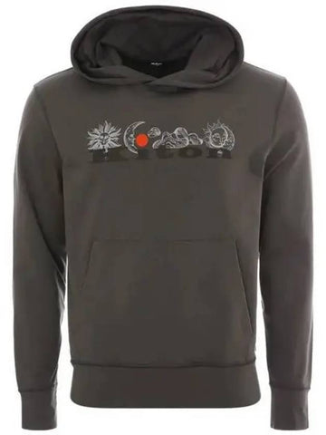 Logo Planet Print Hoodie 271256 - KITON - BALAAN 1