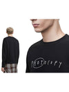 Casey Slogan Sweatshirt Black - ACNE STUDIOS - BALAAN 7