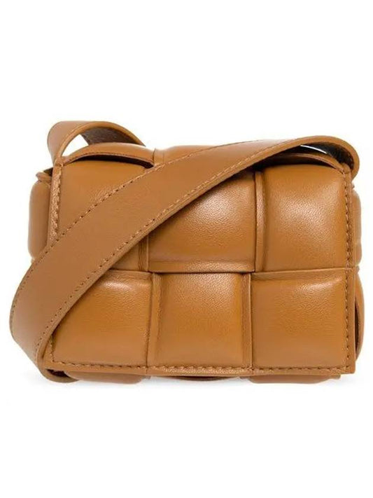 Candy Cassette Padded Mini Cross Bag Brown - BOTTEGA VENETA - BALAAN 2