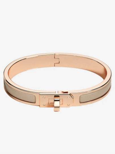 Mini Clic Kelly Bracelet Marronglace Rose Gold - HERMES - BALAAN 2