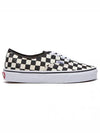 Authentic Golden Coast Checkerboard Low Top Sneakers Black - VANS - BALAAN 2