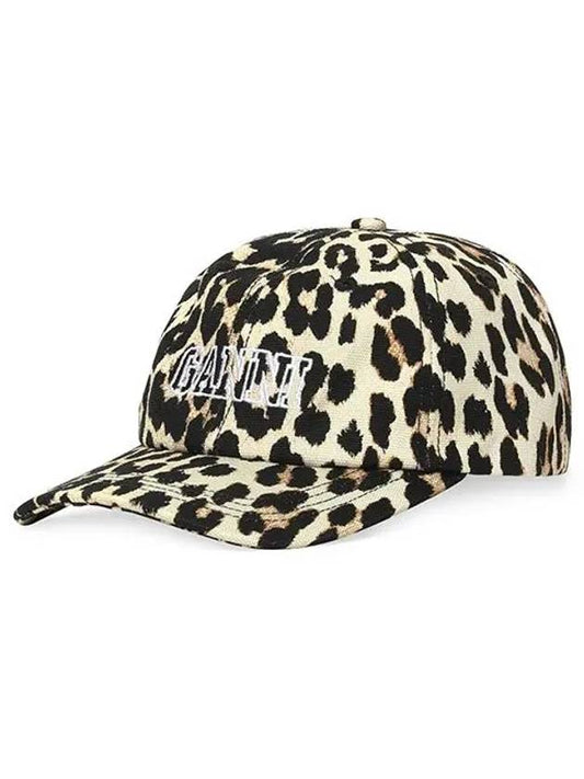 Leopard Base Ball Cap - GANNI - BALAAN 2