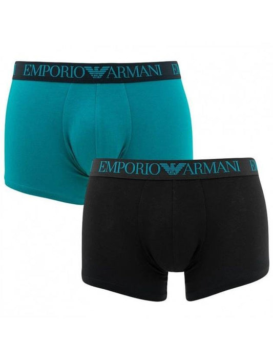 2 Pack Drawn Green Black 111769 9P720 64520 - EMPORIO ARMANI - BALAAN 1