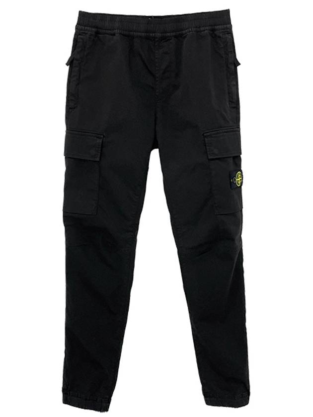 Kids Compass Badge Straight Pants Black - STONE ISLAND - BALAAN 3