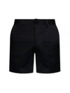 De Coeur Motif Chino Shorts Black - AMI - BALAAN 2