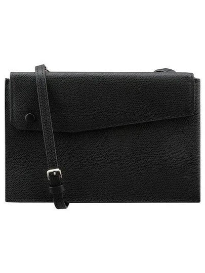 Pocket Slim Cross Bag Black - VALEXTRA - BALAAN 2