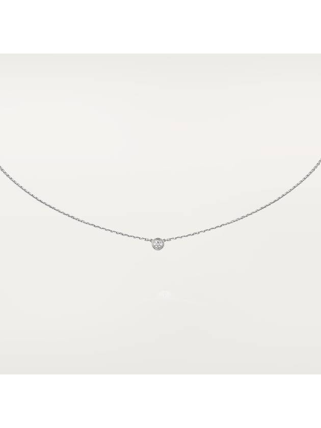 D Amour Necklace XS White Gold Silver - CARTIER - BALAAN 2