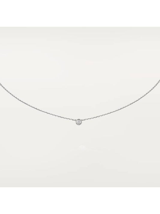 D Amour Necklace XS White Gold Silver - CARTIER - BALAAN 2