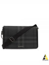 Check Logo Messenger Bag Grey - BURBERRY - BALAAN 2