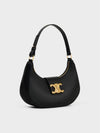 Ava Triomphe Smooth Calfskin Shoulder Bag Black - CELINE - BALAAN 3