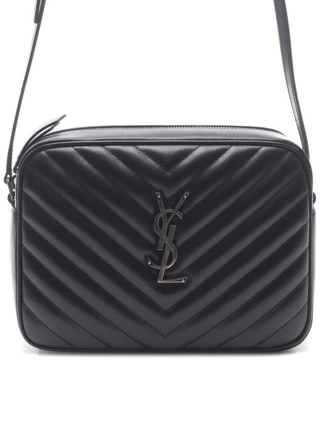 Roux Quilted Cross Bag Black - SAINT LAURENT - BALAAN 3