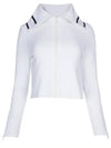 Dioriviera Stand Collar Technical Mesh Cropped Zip Up Jacket White - DIOR - BALAAN 2