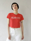 R?BATI Logo Crop Tshirt VINTAGE RED - RUBATI - BALAAN 1