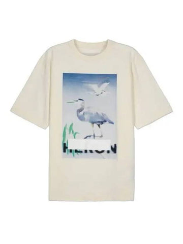 Heron Preston Sensed Print T Shirt White Short Sleeve Tee - HERON PRESTON - BALAAN 1