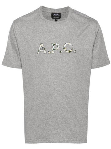 Willow Short Sleeve T-Shirt Grey - A.P.C. - BALAAN 1