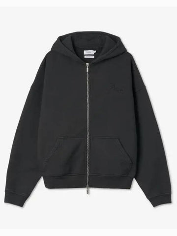 Zip up hood vintage black RHFW22HO090126100610 - RHUDE - BALAAN 1