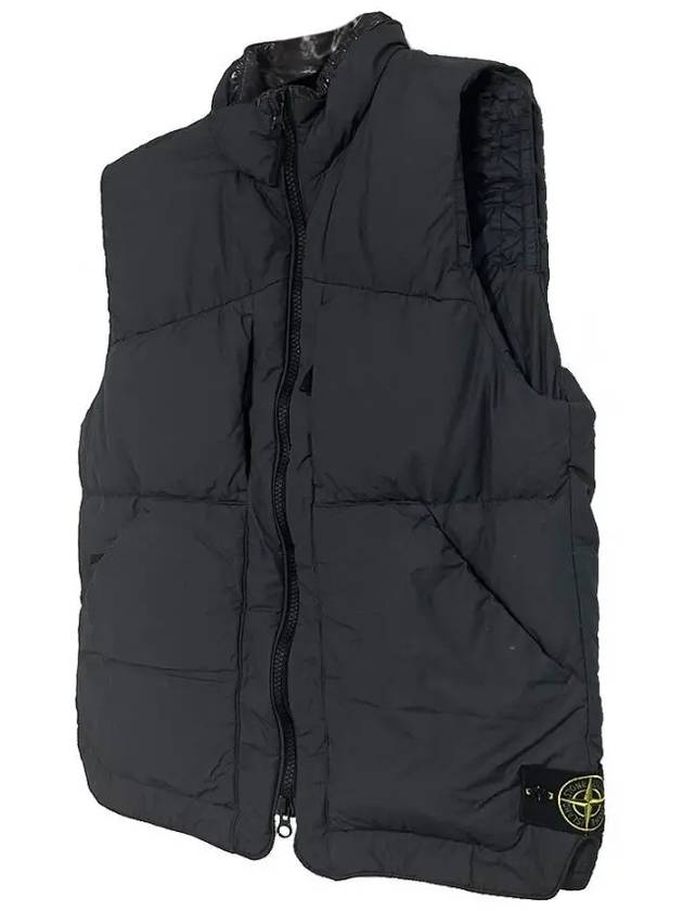 Naslan Light Watro Down Vest Dark Grey - STONE ISLAND - BALAAN 3