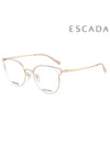 Glasses Frame VES B33F 0300 Round Titanium Men Women - ESCADA - BALAAN 2