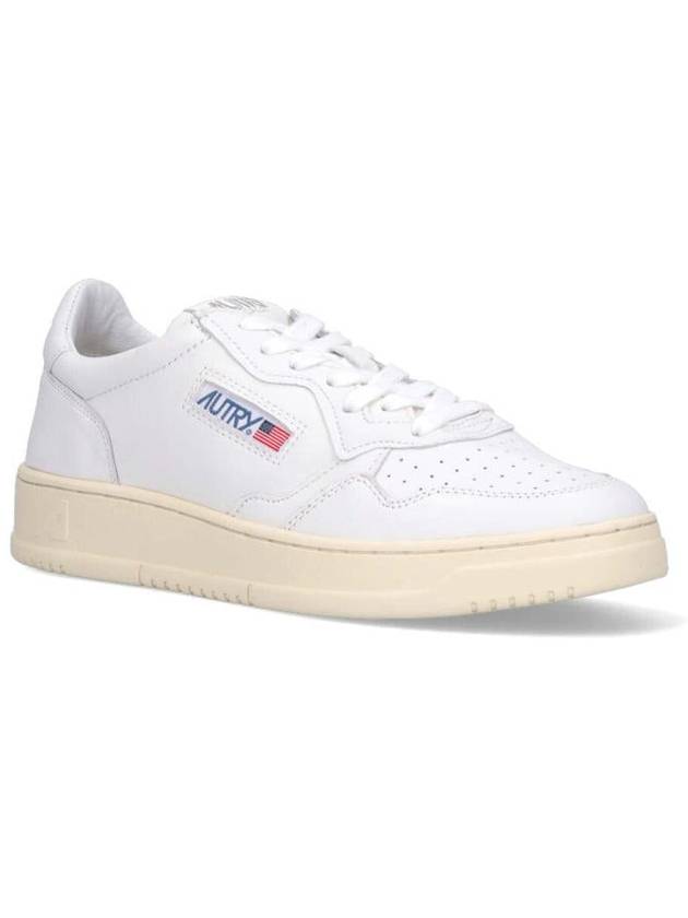 Medalist Goatskin Low Top Sneakers White - AUTRY - BALAAN 3