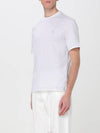 Cotton Short Sleeve T-Shirt White - BRUNELLO CUCINELLI - BALAAN 5