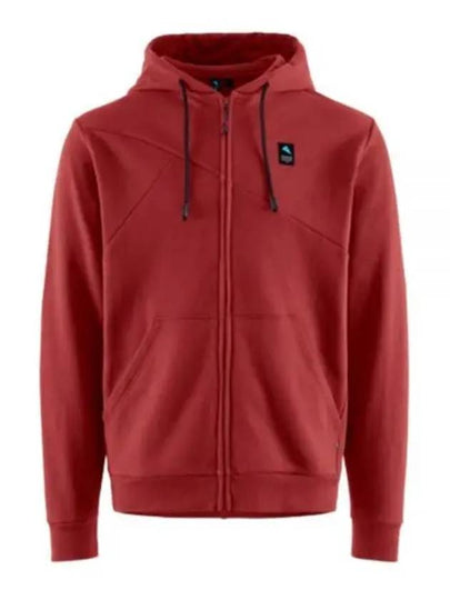 Men's Luna Runa Maker Zip Up Hoodie Rose Red - KLATTERMUSEN - BALAAN 2