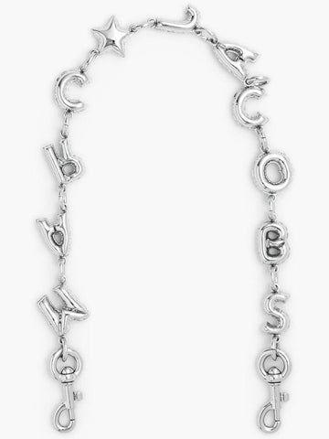 Bubble Chain Logo Shoulder Strap_Nickel (2R3SST002S09-042) - MARC JACOBS - BALAAN 1