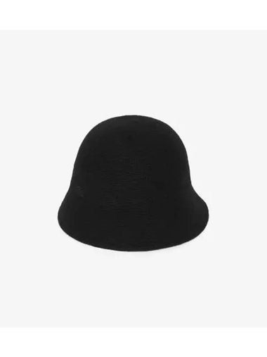 Women s Wool Mix Knit Bucket Hat Black - LACOSTE - BALAAN 1