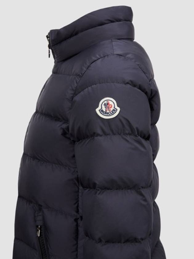 Girls Abelle Hooded Shearling Down Jacket Royal Blue J29541C000185968E742 - MONCLER - BALAAN 3