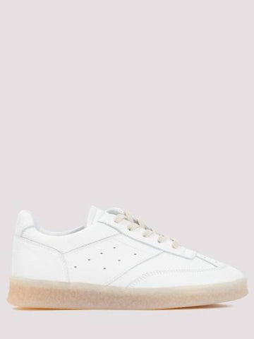 Calfskin Low Top Sneakers White - MAISON MARGIELA - BALAAN 1